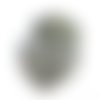 Pendentif coeur argenté filigrané de 36 mm