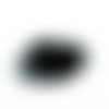 Boule de peluche pompon rond 30 mm noir