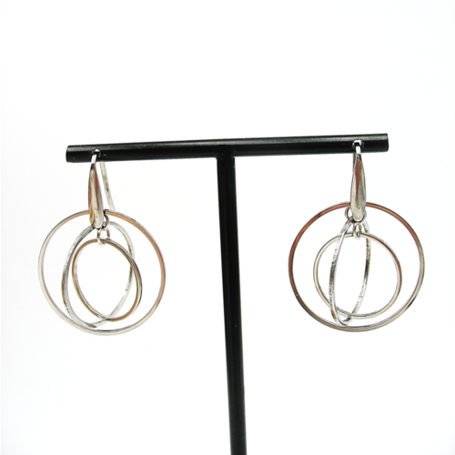 Boucles d'oreilles cercles en acier inoxydable