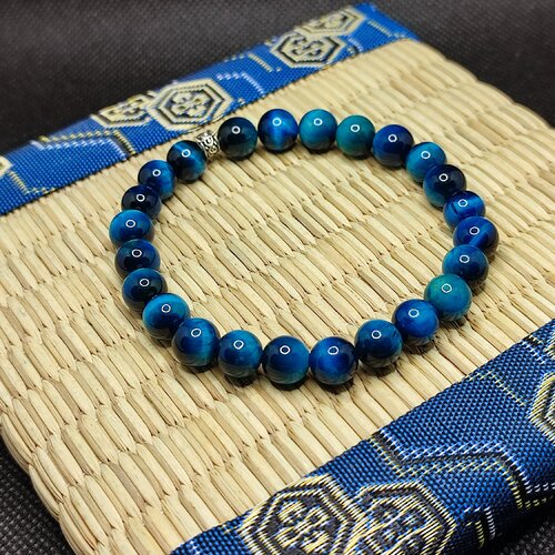 Bracelet oeil de tigre bleu de grande qualité, bracelet de protection,porte bohneur