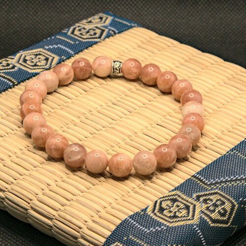 Bracelet pierre du soleil artisanal en perles naturelles , pierres semi précieuses véritables,