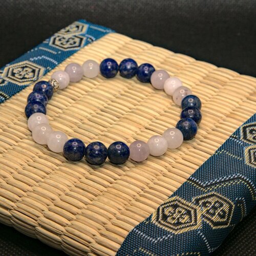 Bracelet contre la rétention d'eau , bracelets lapis lazuli et aigues marine, pierre contre la rétention d' eau, perles 8 mm