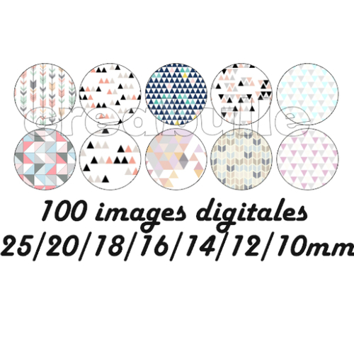 100 images digital numérique toutes taille geometrie pastel pour scrap, bijou ou même couture sur flex imprimable