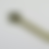 Marque page tete de chat bronze support cabochon (20mm) règle intégré ou fimo, résine