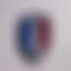 Patch drapeau français militaire ecusson applique thermocollant couture customisation trousse sac vêtement