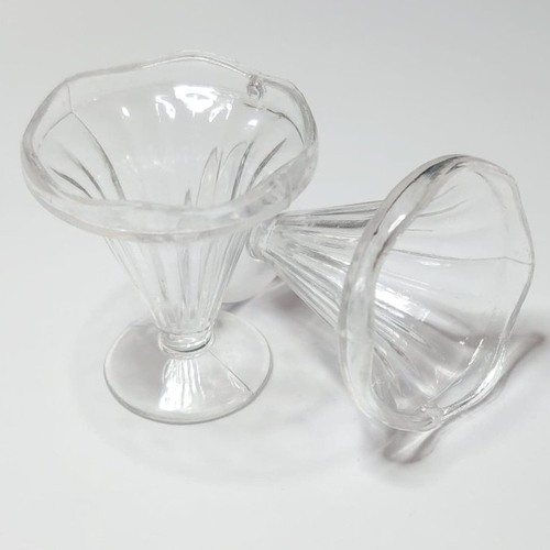 Coupe à glace miniature transparente parfait pour la fimo, résine, résine uv, platre  