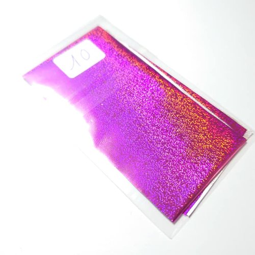 Foil holographique miroir (ref10) idéal pour nail art ou scrapbooking, ongle manucure gel loisir créatif  