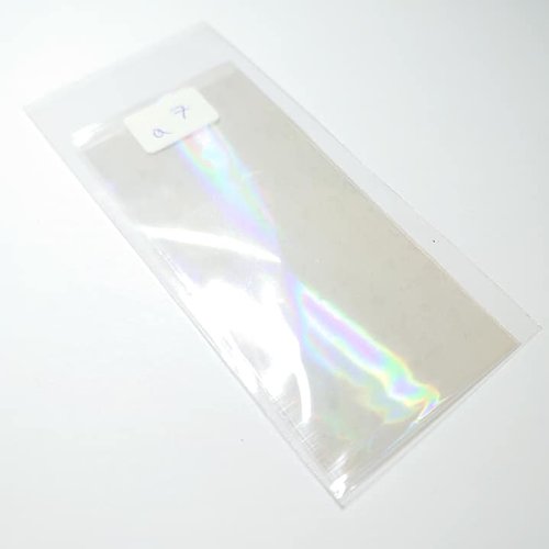 Foil holographique miroir transparent (refa7) idéal pour nail art ou scrapbooking, ongle manucure gel loisir créatif  