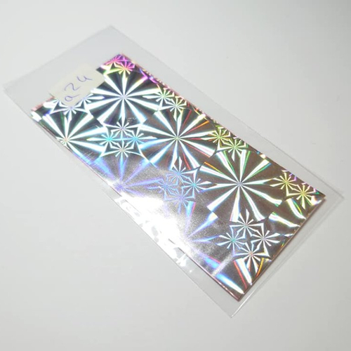 Foil holographique miroir (refa24) idéal pour nail art ou scrapbooking, ongle manucure gel loisir créatif  