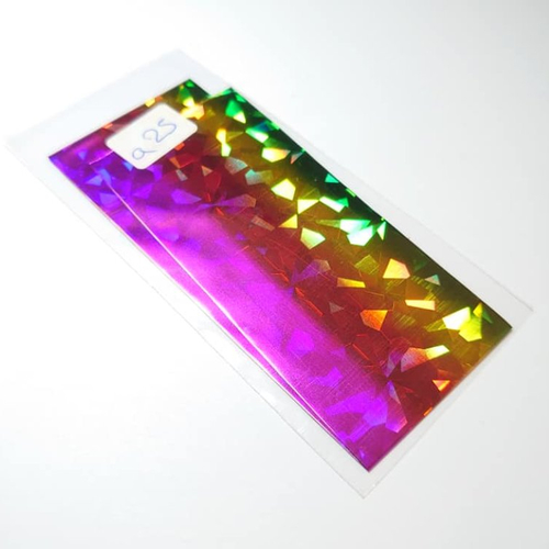 Foil holographique miroir (refa25) idéal pour nail art ou scrapbooking, ongle manucure gel loisir créatif  