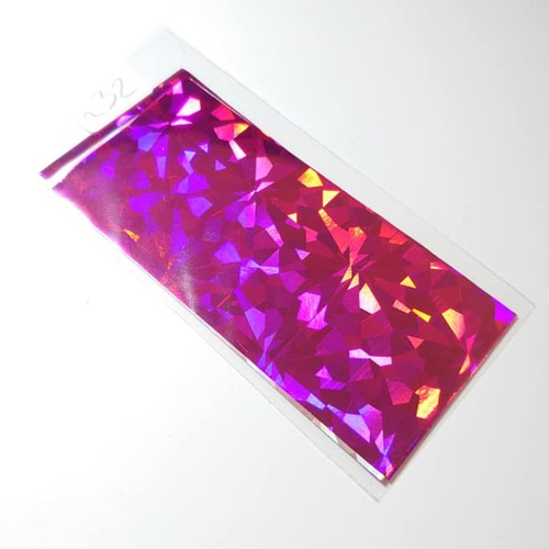 Foil holographique miroir (refa32) idéal pour nail art ou scrapbooking, ongle manucure gel loisir créatif  