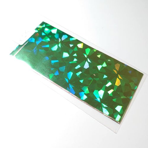 Foil holographique miroir (refa36) idéal pour nail art ou scrapbooking, ongle manucure gel loisir créatif  