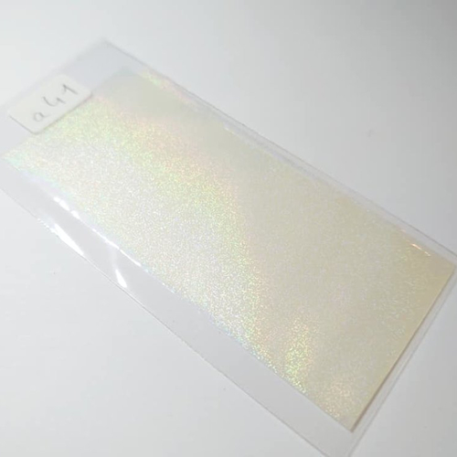Foil holographique transparent (refa41) idéal pour nail art ou scrapbooking, ongle manucure gel loisir créatif  