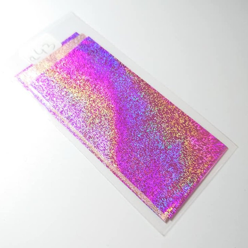 Foil holographique miroir (refa43) idéal pour nail art ou scrapbooking, ongle manucure gel loisir créatif  