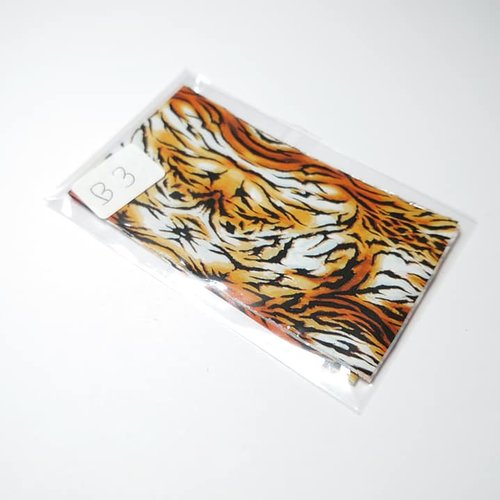 Foil fourrure tigre (refb3) idéal pour nail art ou scrapbooking, ongle manucure gel loisir créatif  