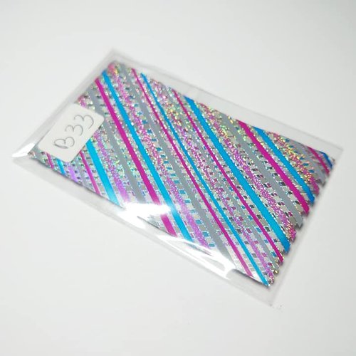Foil holographique (refb33) idéal pour nail art ou scrapbooking, ongle manucure gel loisir créatif  