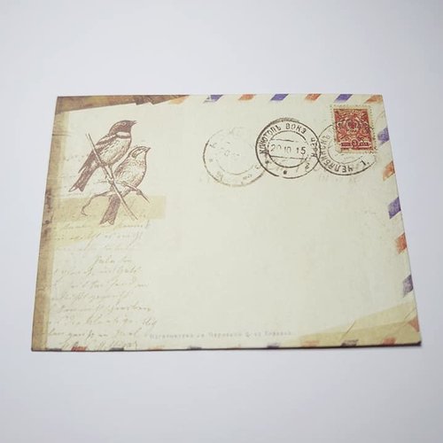 1 mini enveloppe (ref:10) embellissent pochette papier vintage ideal pour scrapbooking ou offrir argent noel anniversaire cadeau