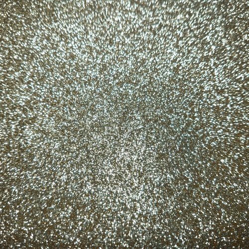 Coupon feuille argenté clair  (ref132) de simili cuir pailletté brillant glitter caviar pailleté 20x21,5cm