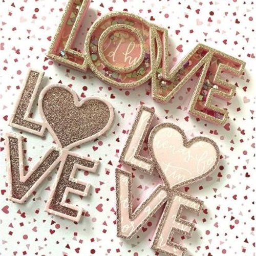 4 dies cut metallique love 2 styles pour toutes machines de decoupe perforatrice pochoir matrice