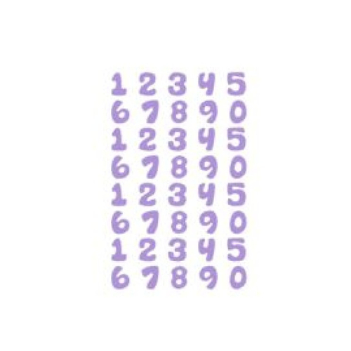Stickers chiffre numéro (ref1) en vinyle permanent idéal scrapbooking carte anniversaire fête décoration