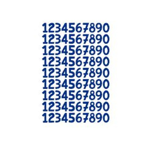 Stickers chiffre numéro (ref3) en vinyle permanent idéal scrapbooking carte anniversaire fête décoration