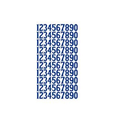 Stickers chiffre numéro (ref4) en vinyle permanent idéal scrapbooking carte anniversaire fête décoration