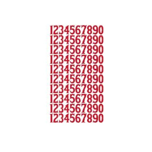 Stickers chiffre numéro (ref4) en vinyle permanent idéal scrapbooking carte anniversaire fête décoration