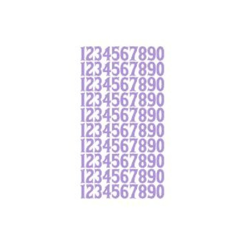 Stickers chiffre numéro (ref4) en vinyle permanent idéal scrapbooking carte anniversaire fête décoration