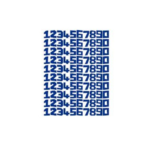Stickers chiffre numéro (ref5) en vinyle permanent idéal scrapbooking carte anniversaire fête décoration