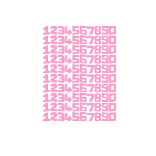 Stickers chiffre numéro (ref5) en vinyle permanent idéal scrapbooking carte anniversaire fête décoration