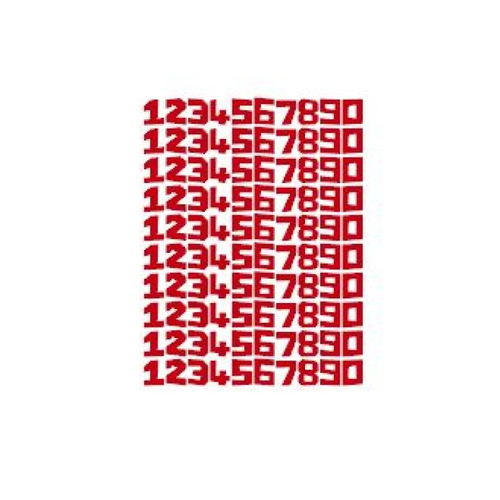 Stickers chiffre numéro (ref5) en vinyle permanent idéal scrapbooking carte anniversaire fête décoration