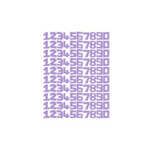Stickers chiffre numéro (ref5) en vinyle permanent idéal scrapbooking carte anniversaire fête décoration