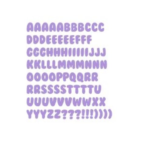 Stickers lettres alphabet (ref1) en vinyle permanent idéal scrapbooking carte anniversaire fête décoration