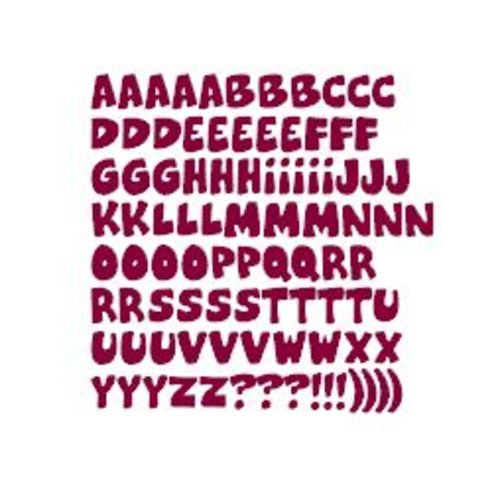 Stickers lettres alphabet (ref3) en vinyle permanent idéal scrapbooking carte anniversaire fête décoration