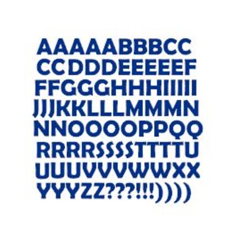 Stickers lettres alphabet (ref4) en vinyle permanent idéal scrapbooking carte anniversaire fête décoration