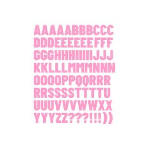 Stickers lettres alphabet (ref6) en vinyle permanent idéal scrapbooking carte anniversaire fête décoration