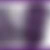 3 mètres cordon lacet coton  enduit ciré violet 