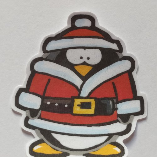 Stickers pingouin de noël