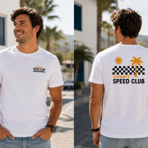 T-shirt homme summer speed club