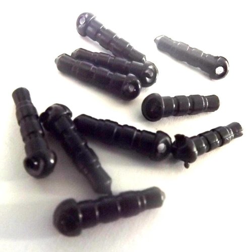 50 bouchons anti poussière plastique noir pour prise jack