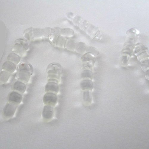 20 bouchons anti poussière plastique transparent pour prise jack