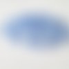 20 perles rondelle à facettes bleu irisé en verre 6x8mm