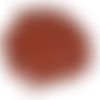 10gr perles de rocaille marron en verre  3mm  (ref 82)