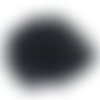 10gr perles de rocaille noir brillant en verre  3mm  (ref 94)