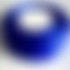1 bobine ruban organza bleu foncé 12mm de 45 mètres