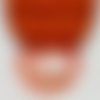 10m ruban satin orange  3mm