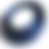1 bobine ruban organza bleu nuit 10mm de 45m