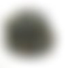 10gr perles de rocaille tube en verre couleur marron electroplate ab 6mm (rt20)