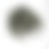 10gr perles de rocaille tube en verre couleur gris argenté 6mm (rt3)