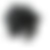 10gr perles de rocaille tube en verre couleur noir ab 6mm (rt1)